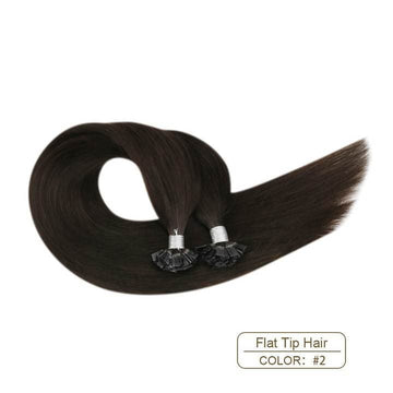 real hair fusion extensions